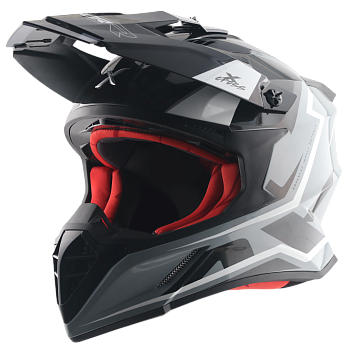 Шлем AXOR X-CROSS FLAG STAFF, цвет черный/серый